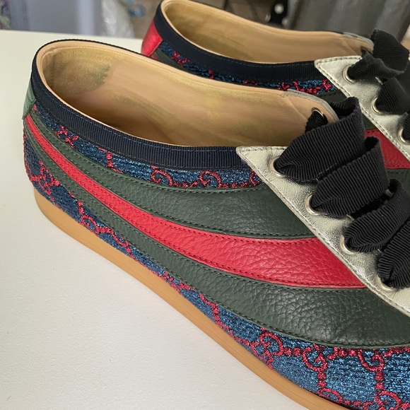 GUCCI lurex bowling sneakers - Picture 3 of 8